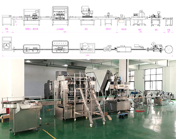 鄭州灌裝機械廠家灌裝機設備展示